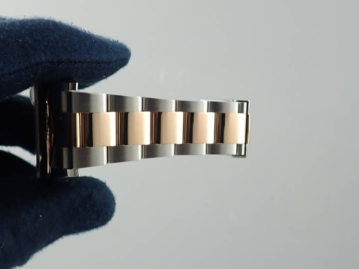 ロレックス デイトジャスト36 Ref.126201 ステンレススチール/エバーローズゴールド スレート文字盤 オイスターブレスレット