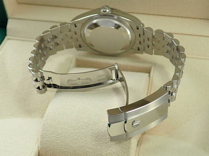 ロレックス デイトジャスト36 Ref.126234 ステンレススチール/ホワイトゴールド ミントグリーン文字盤 ジュビリーブレスレット 未使用 S913HZSS