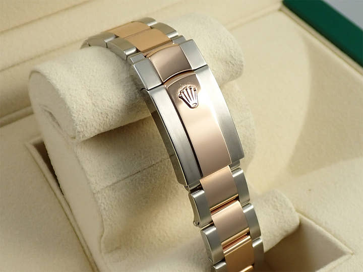 ロレックス デイトジャスト36 Ref.116201 ステンレススチール/エバーローズゴールド チョコレートフラワー文字盤