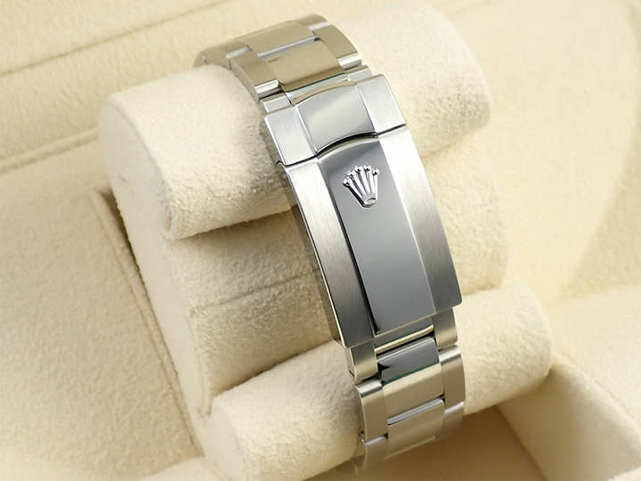 ロレックス デイトジャスト36 Ref.126234 ステンレススチール/ホワイトゴールド グリーンパーム文字盤 オイスターブレスレット