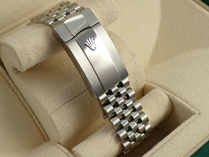 ロレックス デイトジャスト36 Ref.126234 ステンレススチール/ホワイトゴールド スレートローマン文字盤 ジュビリーブレスレット 未使用 3CCSVHVW
