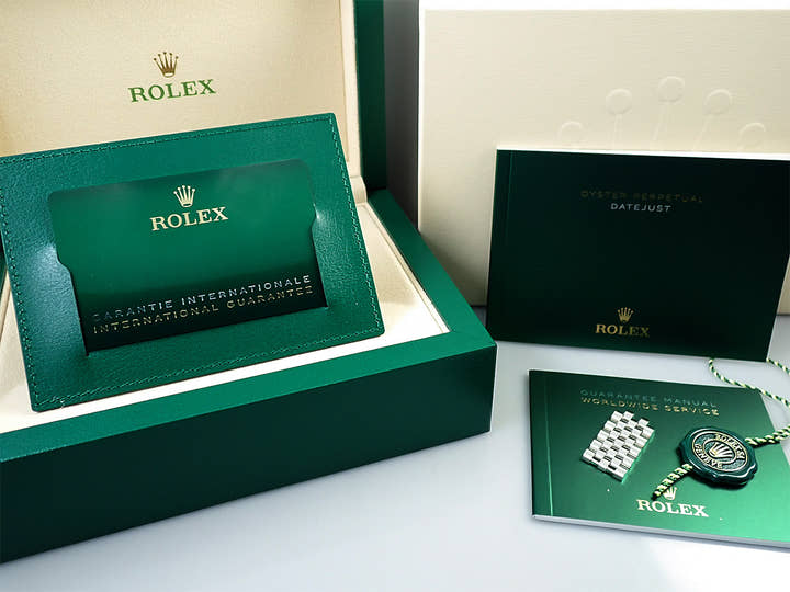 ロレックス デイトジャスト36 Ref.126234G ステンレススチール/ホワイトゴールド ブライトブルー フルーテッドモチーフx10Pダイヤ文字盤 ジュビリーブレスレット 未使用 L80295F5