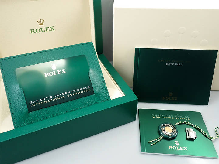 ロレックス デイトジャスト36 Ref.126234G ステンレススチール/ホワイトゴールド ブライトブルー フルーテッドモチーフx10Pダイヤ文字盤 オイスターブレスレット 未使用 377T6X7K