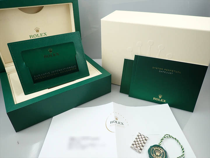 ロレックス デイトジャスト36 Ref.126234 ステンレススチール/ホワイトゴールド スレートローマン文字盤 ジュビリーブレスレット 美品 10PVXCVL