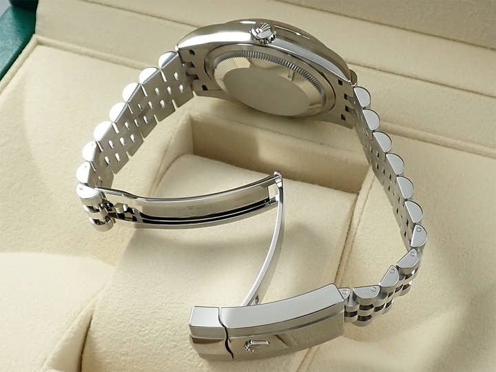 ロレックス デイトジャスト36 Ref.126234 ステンレススチール/ホワイトゴールド スレートローマン文字盤 ジュビリーブレスレット 未使用 P1J25385