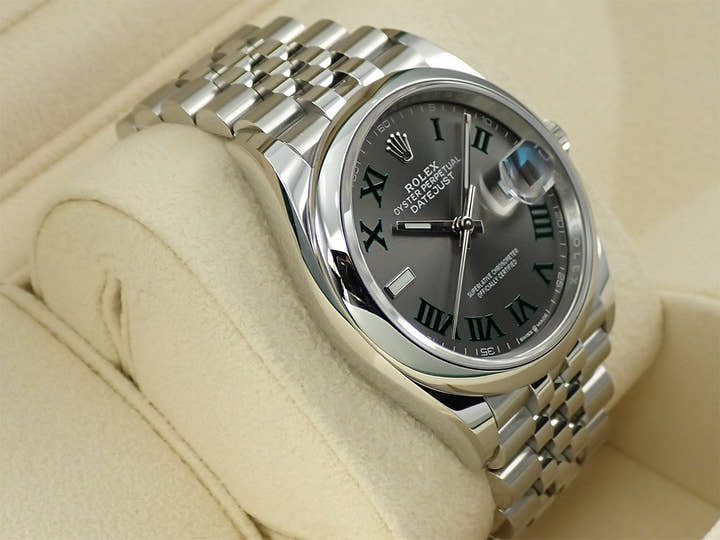 ロレックス デイトジャスト36 Ref.126200 ステンレススチール スレート文字盤 ジュビリーブレスレット