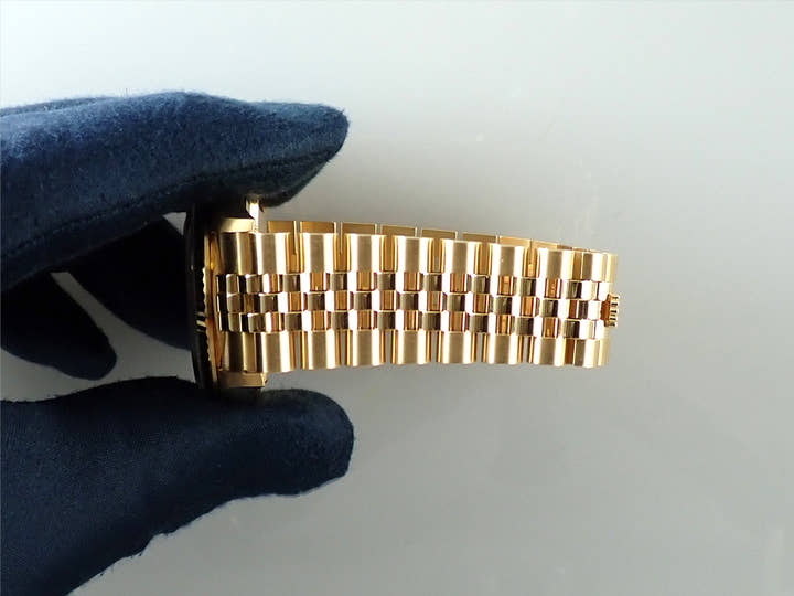 ロレックス デイトジャスト36 Ref.16238 イエローゴールド ブルー文字盤 ジュビリーブレスレット