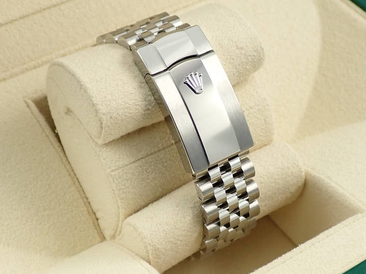 ロレックス デイトジャスト36 Ref.126234 ステンレススチール/ホワイトゴールド ミントグリーン文字盤 ジュビリーブレスレット 未使用 6VLCZWXF