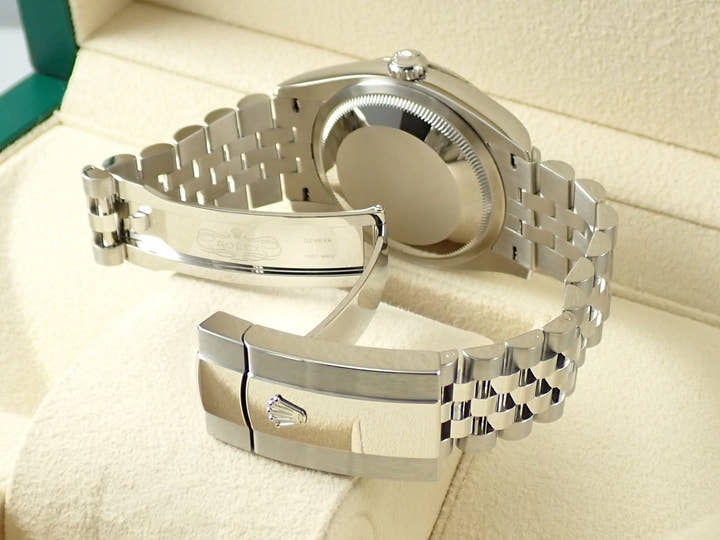 ロレックス デイトジャスト36 Ref.126234 ステンレススチール/ホワイトゴールド ミントグリーン文字盤 ジュビリーブレスレット 未使用 6VLCZWXF