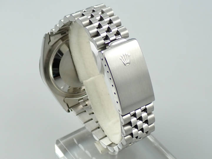 Rolex Datejust Ref. 16220 Stainless Steel Silver Tapestry Dial Jubilee Bracelet