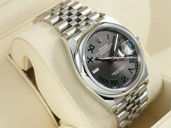 ロレックス デイトジャスト36 Ref.126200 ステンレススチール スレート文字盤 ジュビリーブレスレット