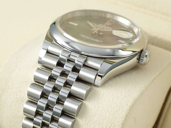 ロレックス デイトジャスト36 Ref.126200 ステンレススチール スレート文字盤 ジュビリーブレスレット