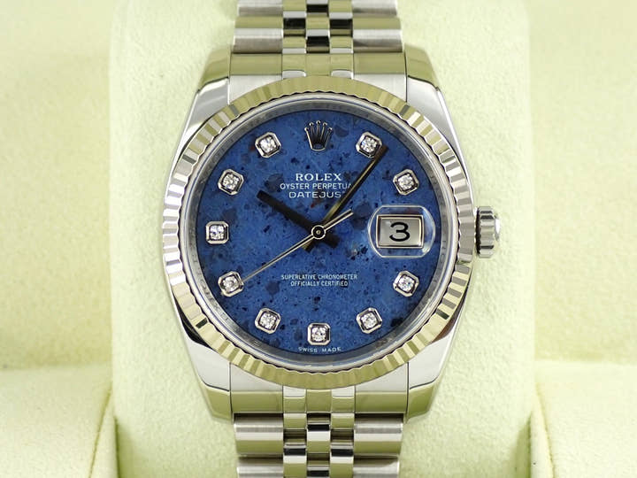 Rolex Datejust 36 Ref. 116234 Stainless Steel/White Gold Sodalite Dial Jubilee Bracelet