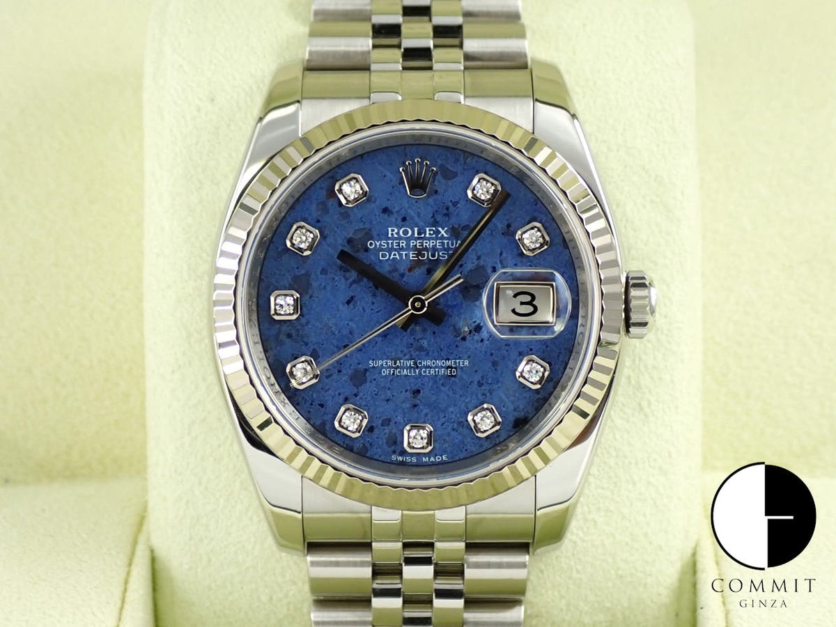 Rolex Datejust 36 Ref. 116234 Stainless Steel/White Gold Sodalite Dial Jubilee Bracelet