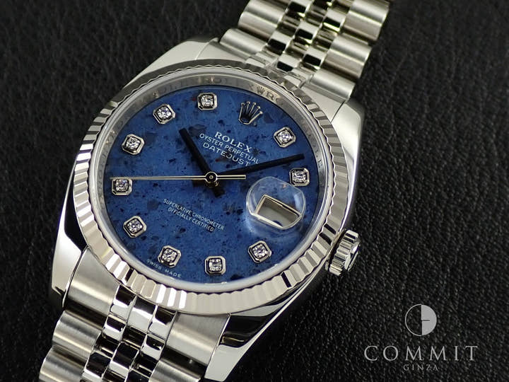 Rolex Datejust 36 Ref. 116234 Stainless Steel/White Gold Sodalite Dial Jubilee Bracelet