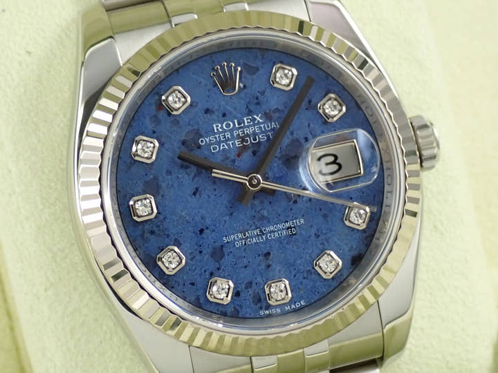 Rolex Datejust 36 Ref. 116234 Stainless Steel/White Gold Sodalite Dial Jubilee Bracelet