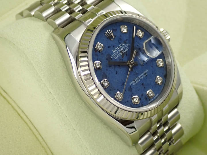 Rolex Datejust 36 Ref. 116234 Stainless Steel/White Gold Sodalite Dial Jubilee Bracelet