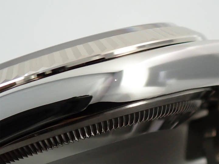 ロレックス デイトジャスト36 Ref.126234 ステンレススチール/ホワイトゴールド グリーンパーム文字盤 ジュビリーブレスレット 美品 HH56TAWS