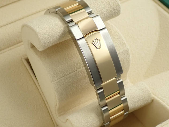 ロレックス デイトジャスト36 Ref.126233 ステンレススチール/イエローゴールド スレートローマン文字盤 オイスターブレスレット