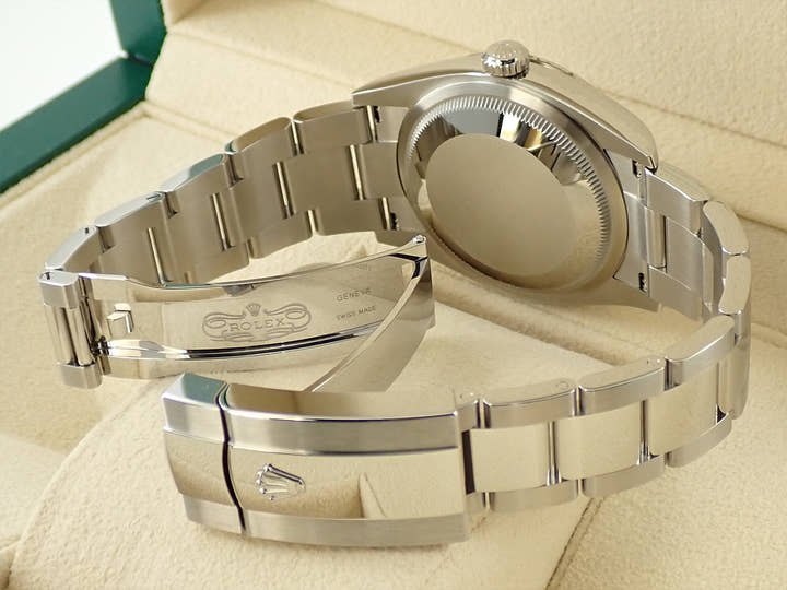Rolex Datejust 36 Ref. 126234 Stainless Steel/White Gold Aubergine Dial Oyster Bracelet
