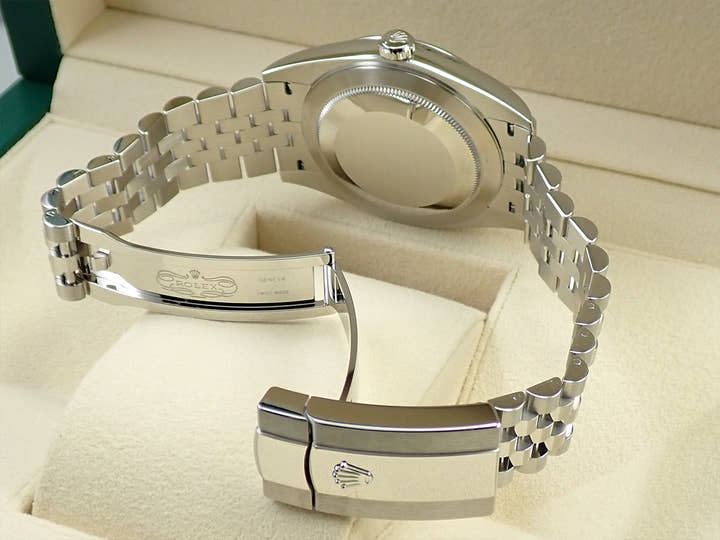 ロレックス デイトジャスト41 Ref.126300 ステンレススチール スレート文字盤 ジュビリーブレスレット 未使用 F1F715F6