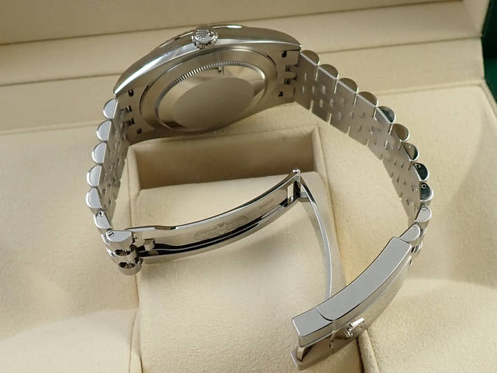 ロレックス デイトジャスト41 Ref.126334 ステンレススチール/ホワイトゴールド ホワイト文字盤 ジュビリーブレスレット 未使用 MMP2H1LR