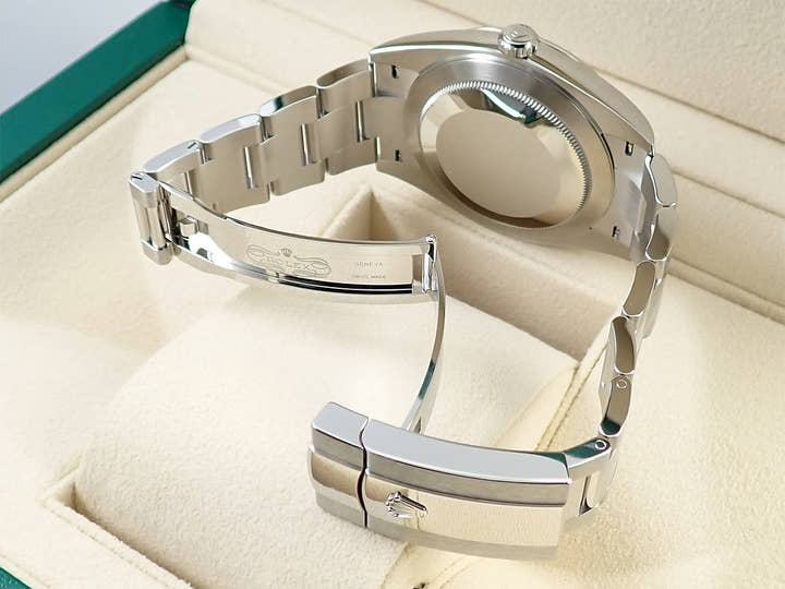 ロレックス デイトジャスト41 Ref.126334 ステンレススチール/ホワイトゴールド スレートローマン文字盤 オイスターブレスレット