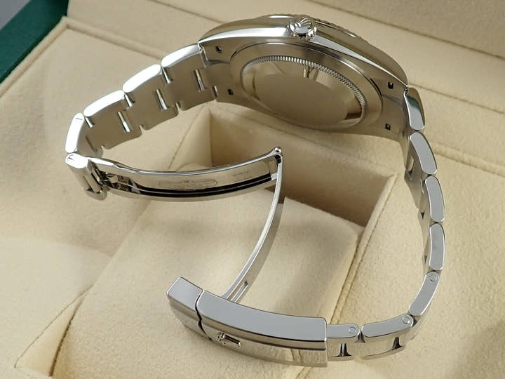 ロレックス デイトジャスト41 Ref.126334 ステンレススチール/ホワイトゴールド ブラック文字盤 オイスターブレスレット