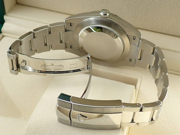 Rolex Datejust 41 Ref. 126334 Stainless Steel/White Gold Slate Roman Dial Oyster Bracelet