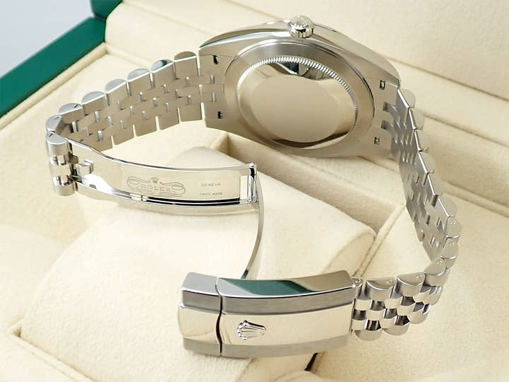 Rolex Datejust 41 Ref. 126334 Stainless Steel/White Gold Slate Roman Dial Oyster Bracelet