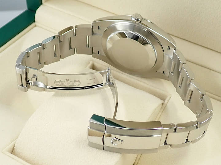 ロレックス デイトジャスト41 Ref.126334 ステンレススチール/ホワイトゴールド スレートローマン文字盤 オイスターブレスレット