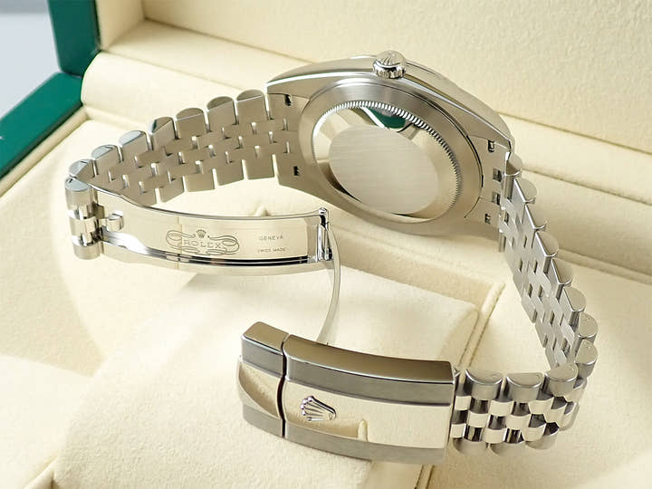 ロレックス デイトジャスト41 Ref.126334 ステンレススチール/ホワイトゴールド ミントグリーン文字盤 ジュビリーブレスレット