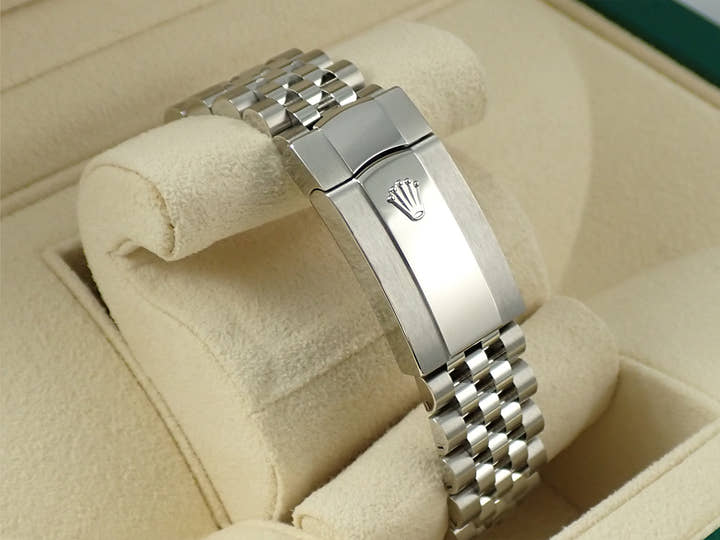 ロレックス デイトジャスト41 Ref.126334 ステンレススチール/ホワイトゴールド ブライトブルー文字盤 ジュビリーブレスレット