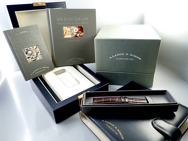 A.ランゲ&ゾーネ ダトグラフ Ref.403.031 ブラック文字盤 中古 4AA638JF