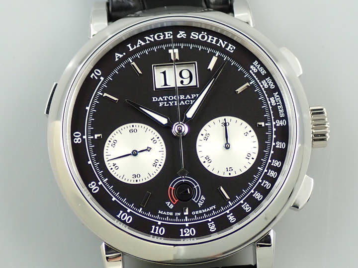 A.ランゲ&ゾーネ ダトグラフ アップ/ダウン Ref.405.035 ブラック文字盤 未使用 M0R94838