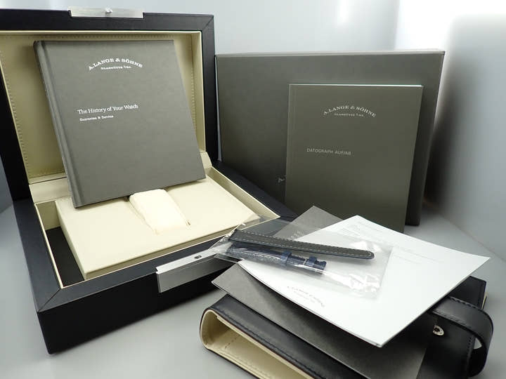 A.ランゲ&ゾーネ ダトグラフ アップ/ダウン Ref.405.035 ブラック文字盤 未使用 M0R94838