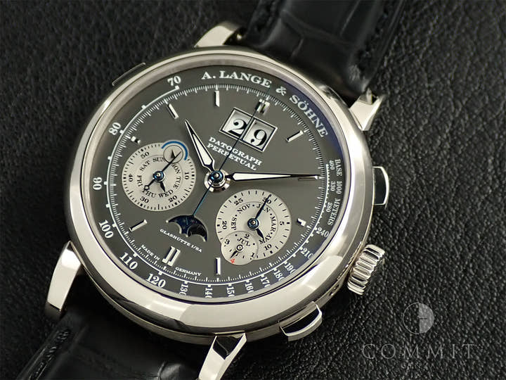 A.ランゲ&ゾーネ ダトグラフ パーペチュアル Ref.410.038 グレー文字盤 美品 5Z261208