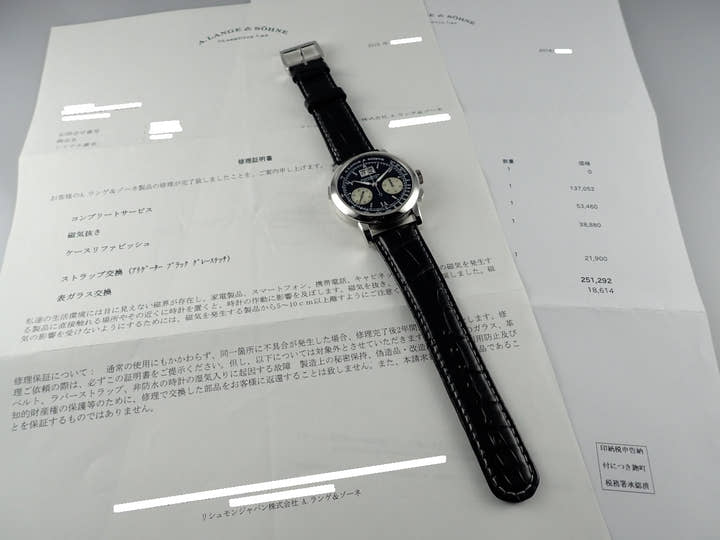 A.ランゲ&ゾーネ ダトグラフ Ref.403.035 ブラック文字盤 中古 datograph-6