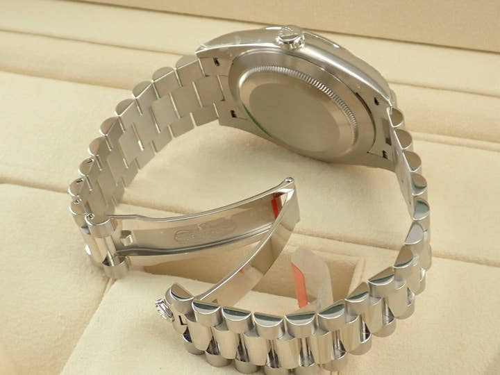 Rolex Day-Date 40 Ref. 228206 Platinum Ice Blue Dial