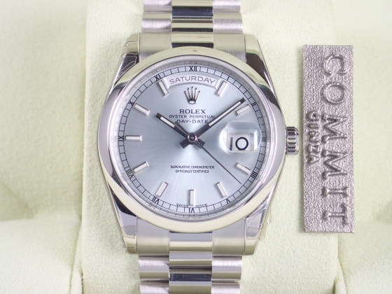 ロレックス デイデイト Ref.118206 アイスブルー文字盤 中古 day-date-10