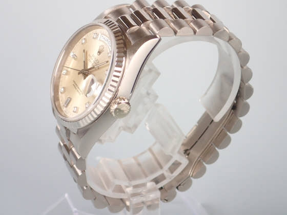 ロレックス デイデイト Ref.18239 シルバー文字盤 中古 day-date-11