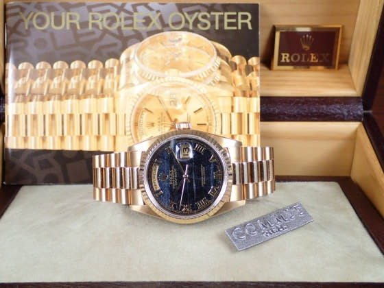 ロレックス デイデイト Ref.18238 フェライト文字盤 中古 day-date-12