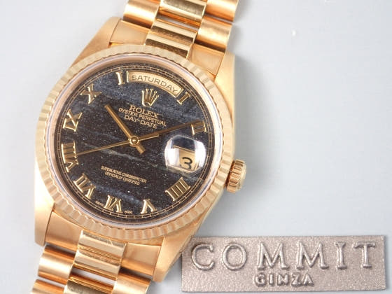 ロレックス デイデイト Ref.18238 フェライト文字盤 中古 day-date-12