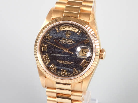 ロレックス デイデイト Ref.18238 フェライト文字盤 中古 day-date-12