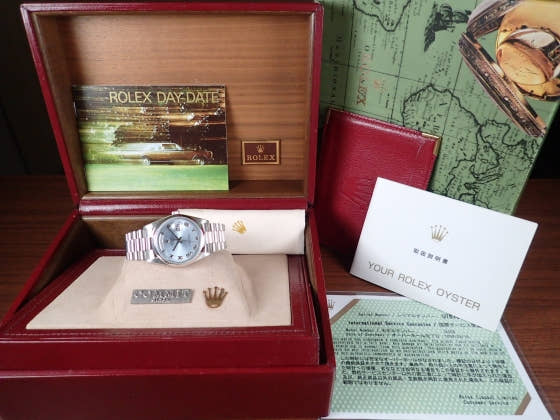 ロレックス デイデイト Ref.18206 アイスブルー文字盤 中古 day-date-14