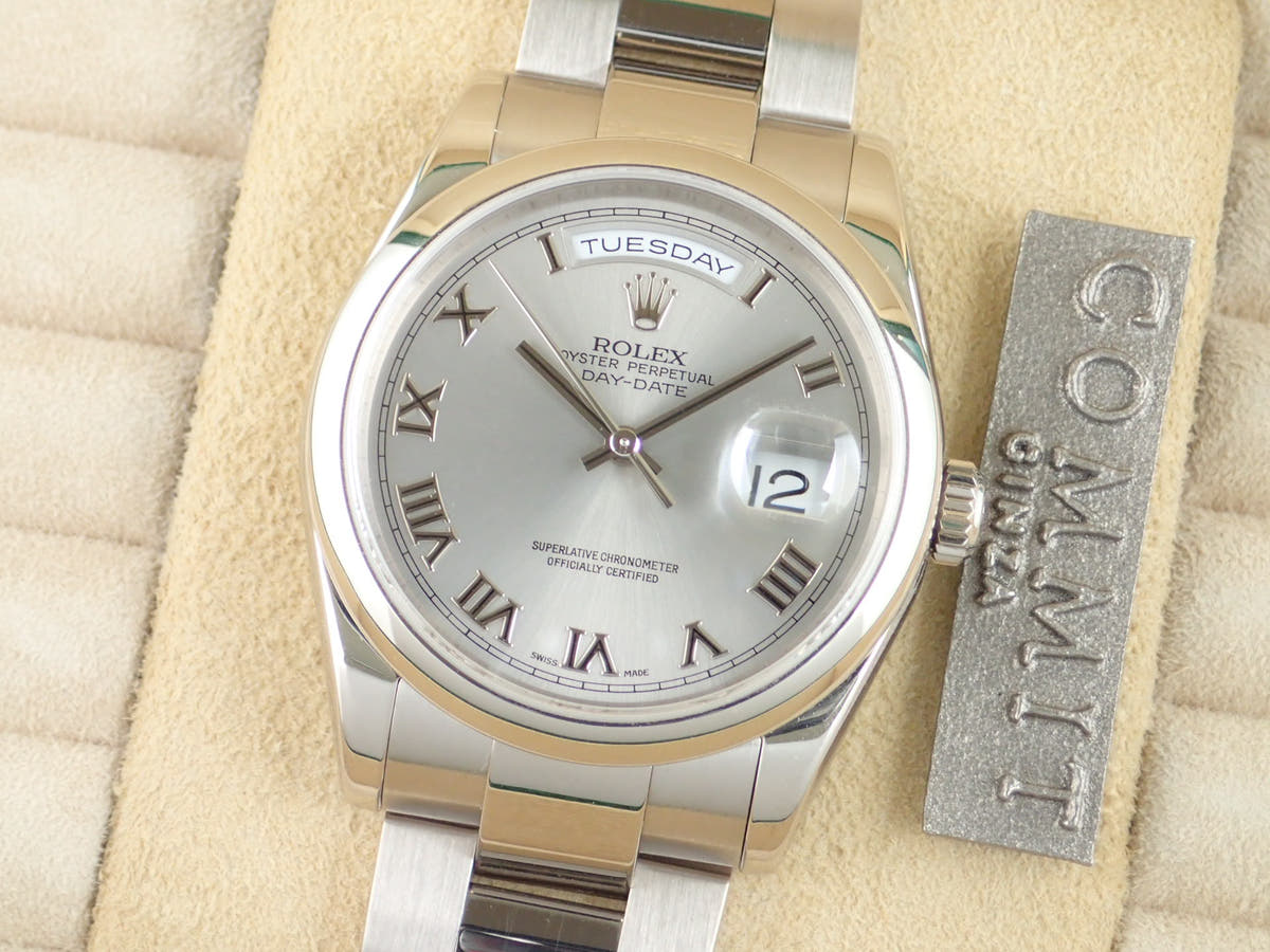ロレックス デイデイト Ref.118209 グレー文字盤 中古 day-date-15