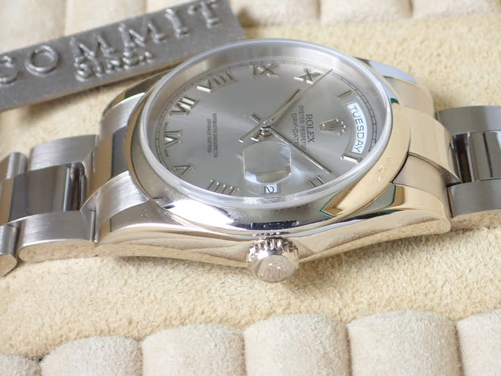 ロレックス デイデイト Ref.118209 グレー文字盤 中古 day-date-15