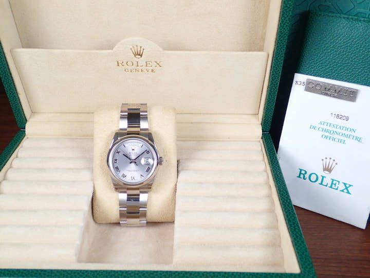 ロレックス デイデイト Ref.118209 グレー文字盤 中古 day-date-15