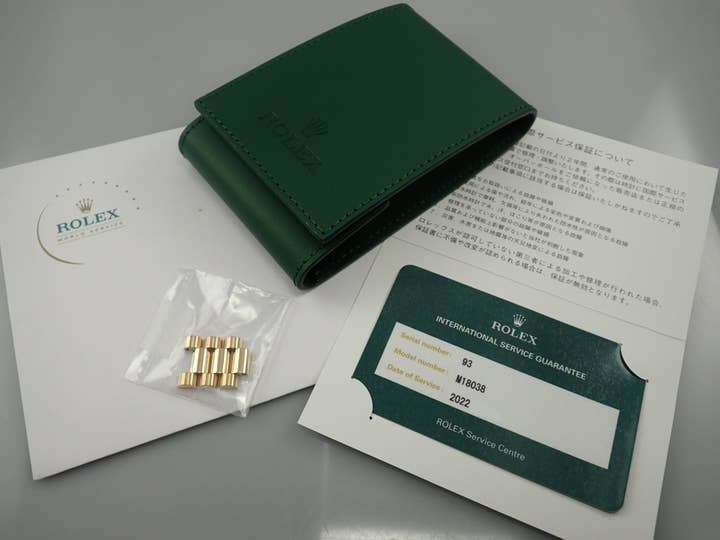 ロレックス デイデイト36 Ref.18038 イエローゴールド オニキス文字盤