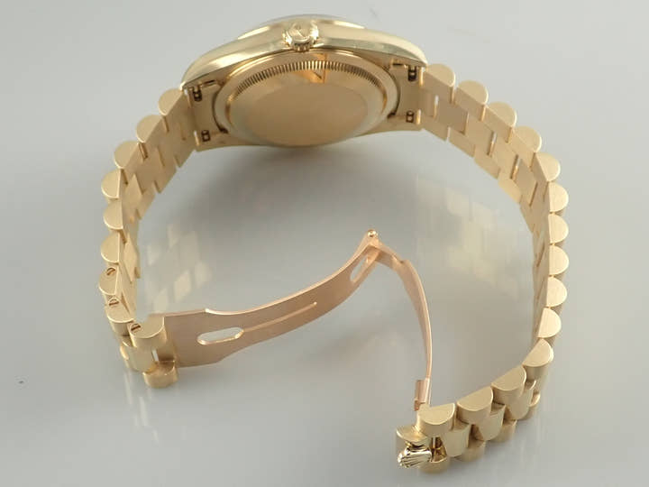 ロレックス デイデイト36 Ref.18238 イエローゴールド オニキス文字盤